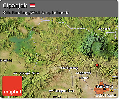 Satellite Map of Cipanjak
