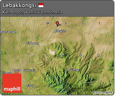 Satellite Map of Lebakkongsi