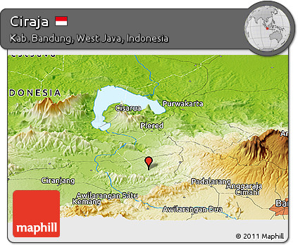 Physical Panoramic Map of Ciraja