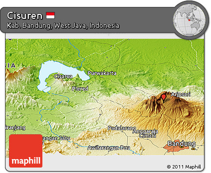 Physical Panoramic Map of Cisuren