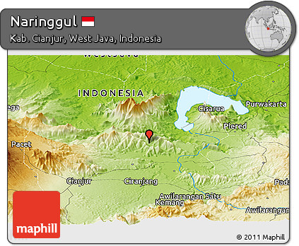 Physical Panoramic Map of Naringgul