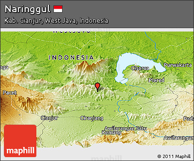 Physical Panoramic Map of Naringgul