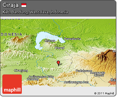 Physical Panoramic Map of Ciraja