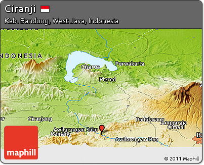 Physical Panoramic Map of Ciranji