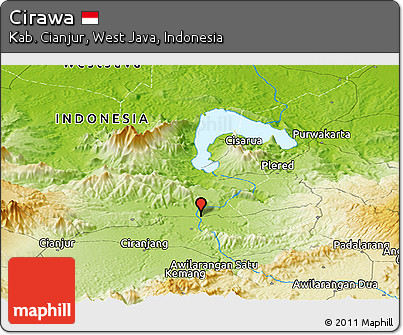 Physical Panoramic Map of Cirawa