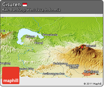 Physical Panoramic Map of Cisuren