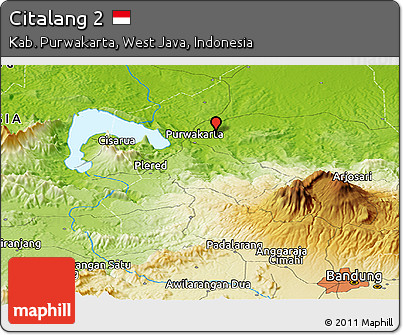 Physical Panoramic Map of Citalang 2