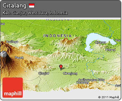 Physical Panoramic Map of Citalang