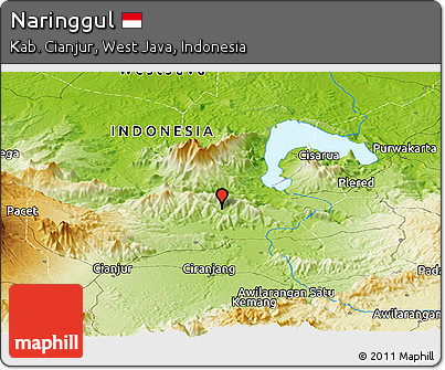 Physical Panoramic Map of Naringgul