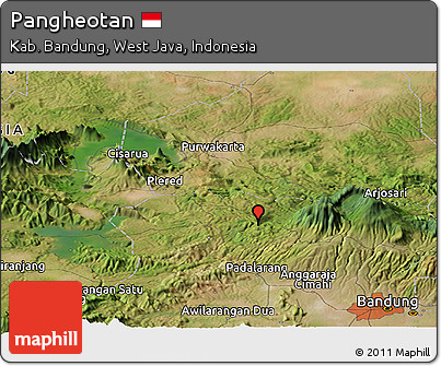 Satellite Panoramic Map of Pangheotan