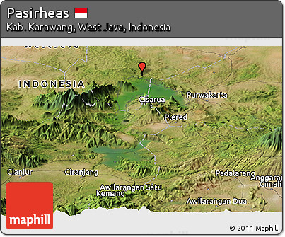 Satellite Panoramic Map of Pasirheas