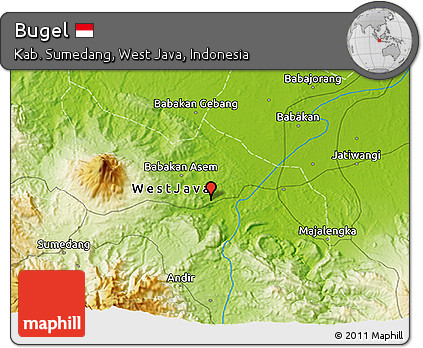 Physical 3D Map of Bugel
