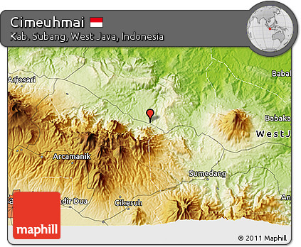 Physical 3D Map of Cimeuhmai
