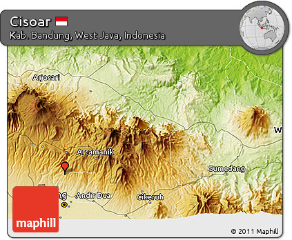 Physical 3D Map of Cisoar