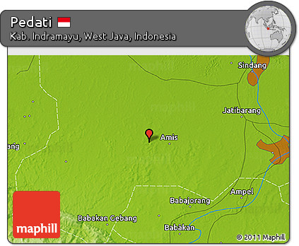 Physical 3D Map of Pedati