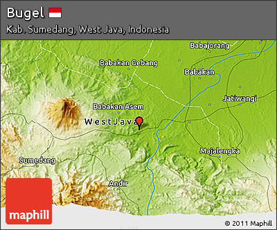 Physical 3D Map of Bugel