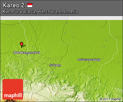 Physical 3D Map of Kareo 2