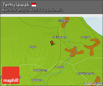 Physical 3D Map of Temulawak