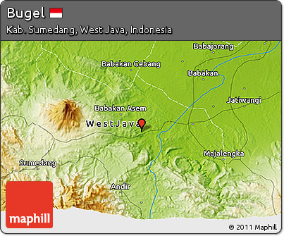 Physical 3D Map of Bugel