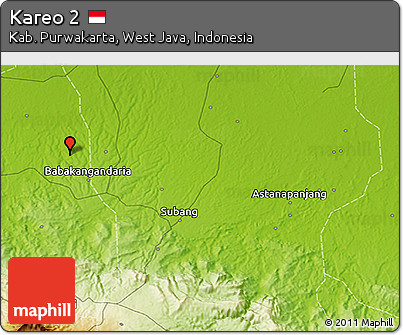 Physical 3D Map of Kareo 2