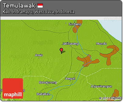 Physical 3D Map of Temulawak