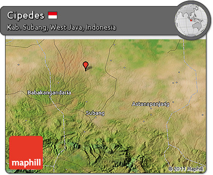 Satellite 3D Map of Cipedes