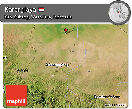 Satellite 3D Map of Karargiaya