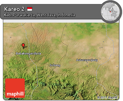 Satellite 3D Map of Kareo 2