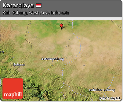 Satellite 3D Map of Karargiaya