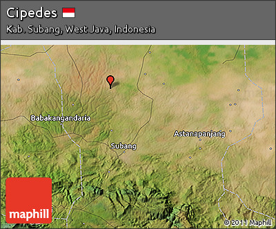 Satellite 3D Map of Cipedes