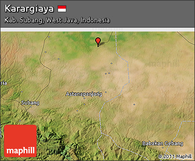 Satellite 3D Map of Karargiaya