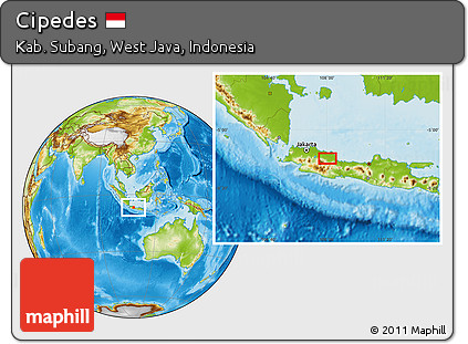 Physical Location Map of Cipedes