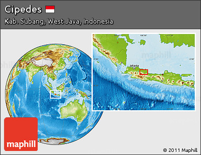 Physical Location Map of Cipedes