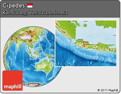 Physical Location Map of Cipedes