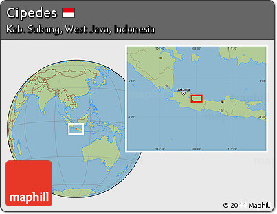Savanna Style Location Map of Cipedes