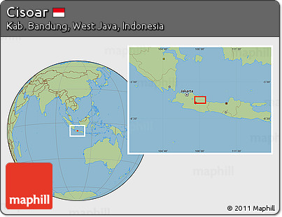 Savanna Style Location Map of Cisoar