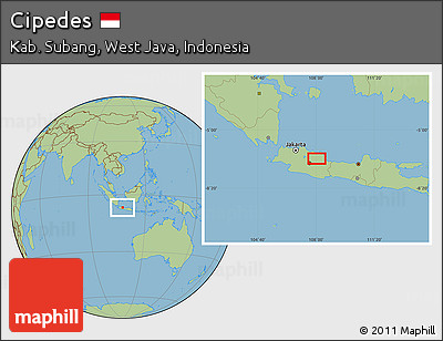 Savanna Style Location Map of Cipedes