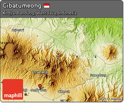 Physical Map of Cibatumeong