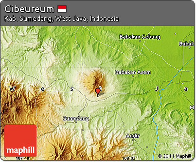 Physical Map of Cibeureum