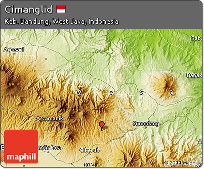 Physical Map of Cimanglid
