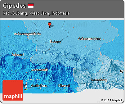 Political Panoramic Map of Cipedes