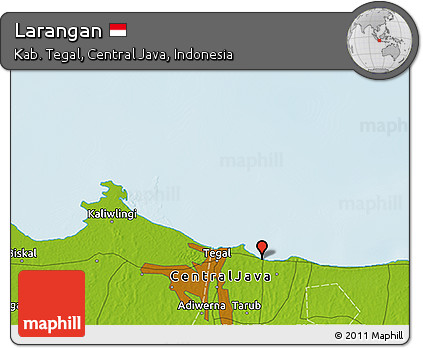Physical 3D Map of Larangan