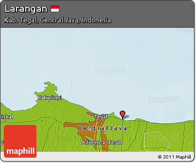Physical 3D Map of Larangan