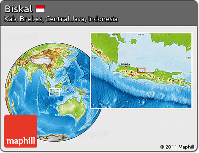 Physical Location Map of Biskal