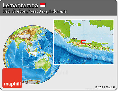 Physical Location Map of Lemahtamba