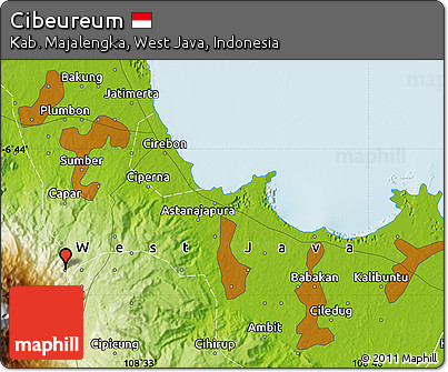 Physical Map of Cibeureum