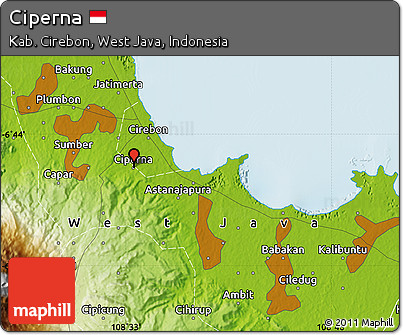 Physical Map of Ciperna