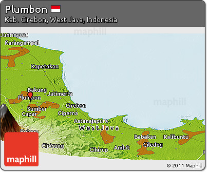 Physical Panoramic Map of Plumbon