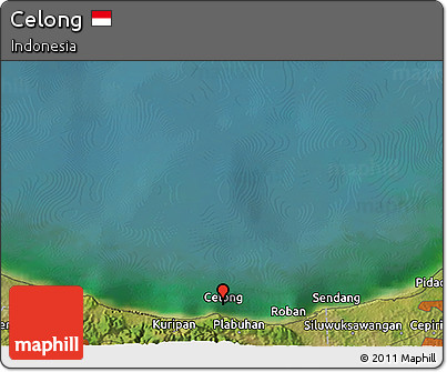 Satellite 3D Map of Celong