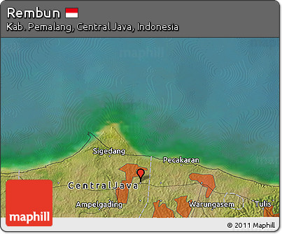 Satellite 3D Map of Rembun